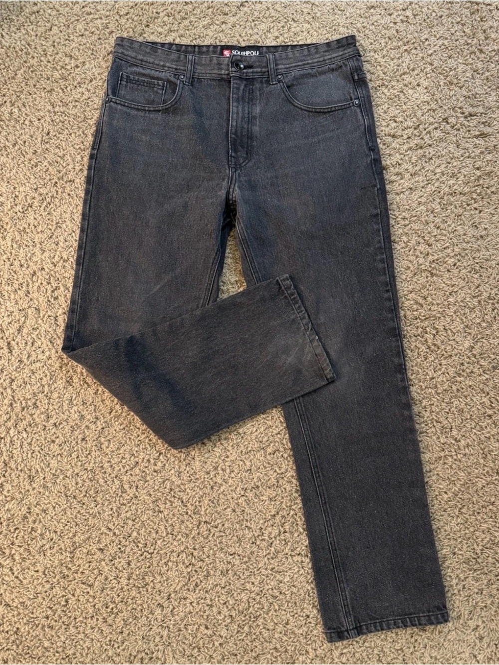 Southpole Black Washed Jeans Men’s 34x32